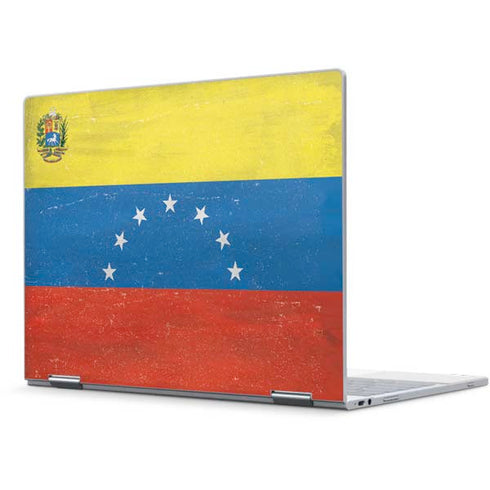 Venezuela Flag Distressed Pixelbook Skin